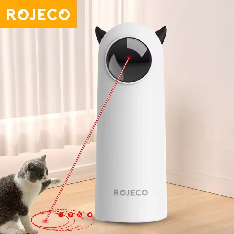 Interactive Automatic LED Laser Cat Toy – Smart Motion Sensor Pet Entertainment for Indoor Play & Exercise