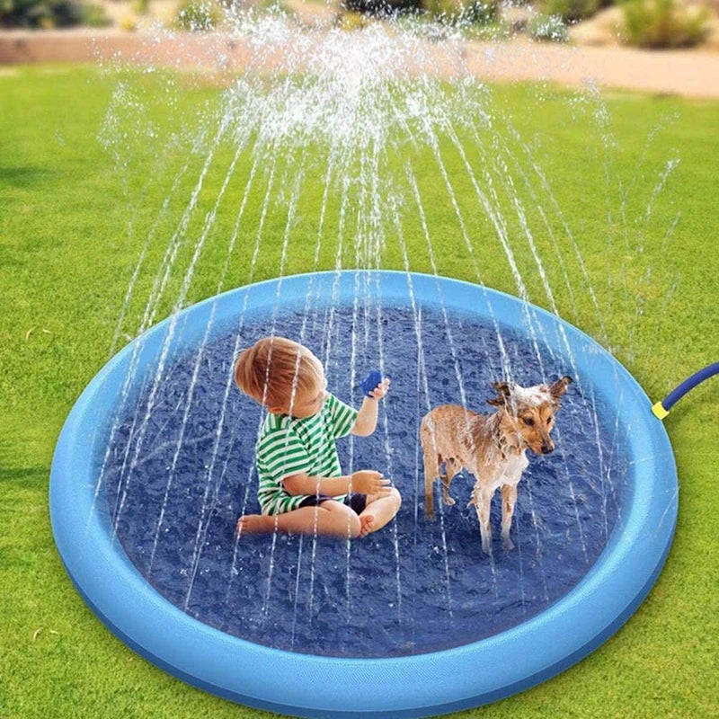 Reusable Dog Splash Pad – Interactive Outdoor Water Play Mat for Summer Cooling, Fun & Exercise