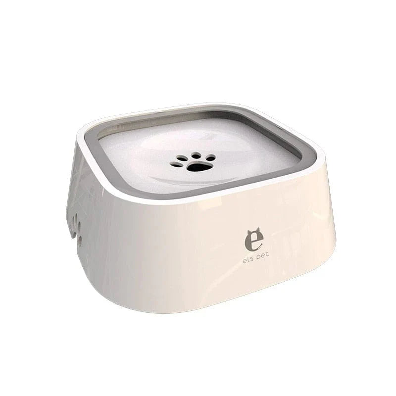Spill-Proof Dog Water Bowl with Floating Disk – Non-Wetting, Non-Skid Base, Large Capacity for Home or Travel Use