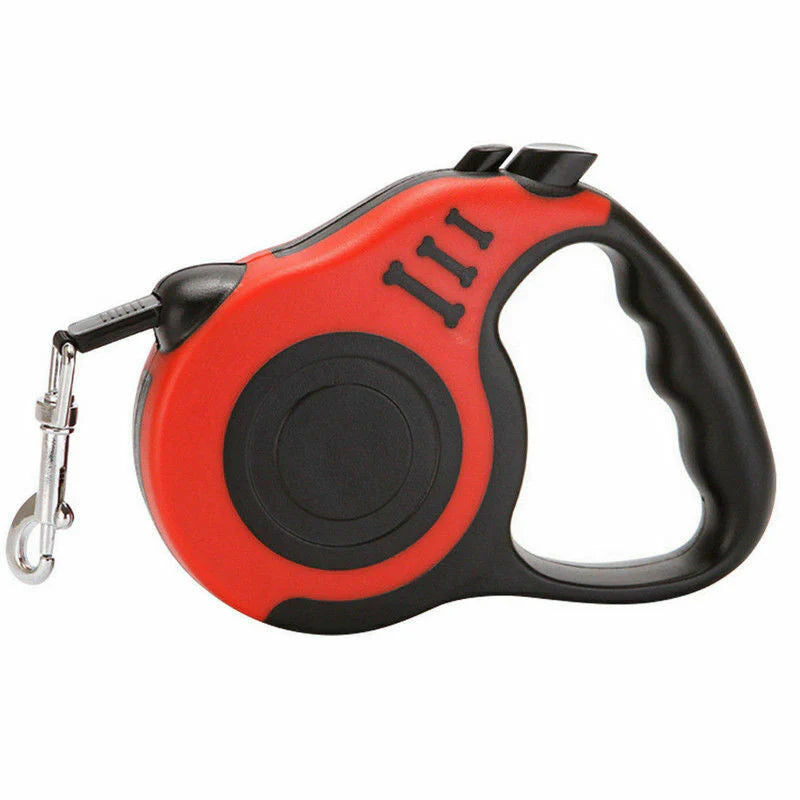 Automatic Retractable Dog Leash with Brake & Lock – Tangle-Free, Dual Size Options, Heavy-Duty Control for Small to Large Pets
